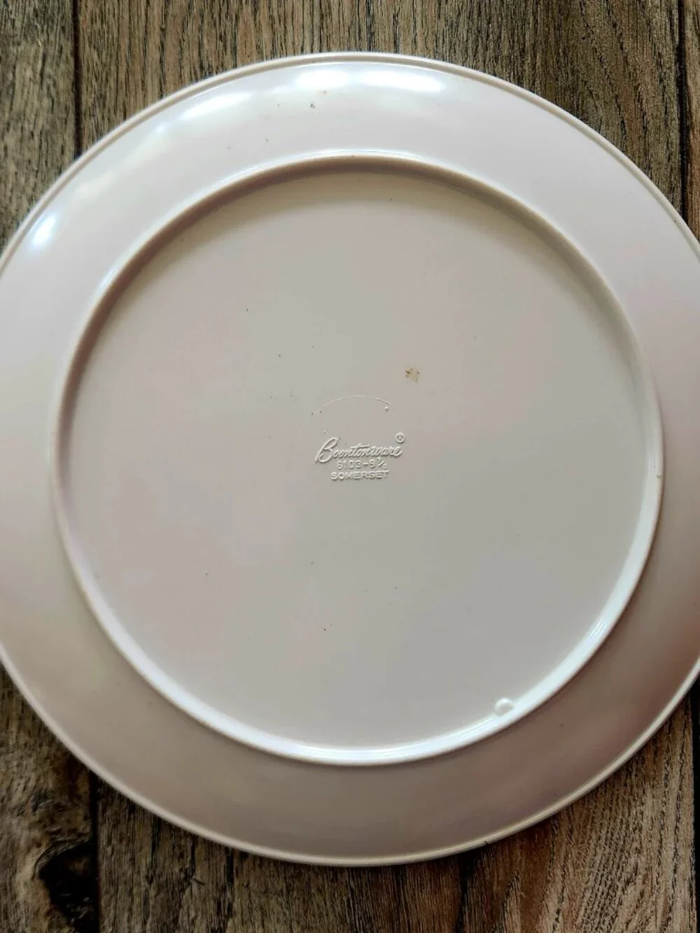 vintage melamine dishes nautical seahorse Boontonware set of 4